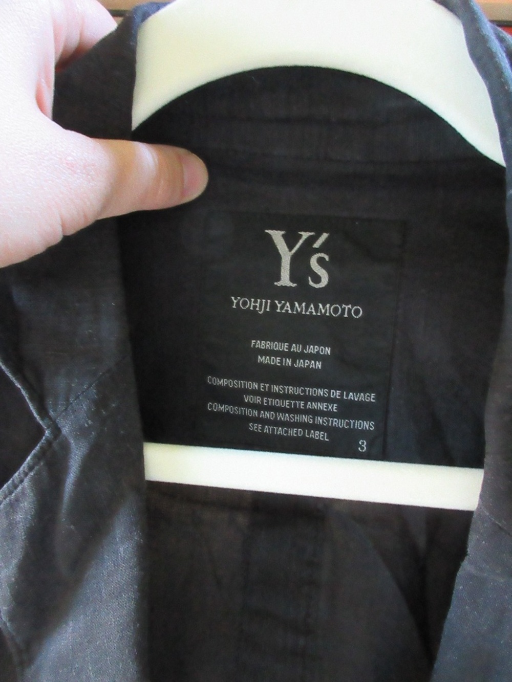 Yohji Yamamoto Slouchy Linen Blazer Jacket